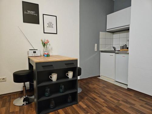 廚房, neu eingerichtetes 1Zimmerapartment mit TG Stellplatz, stufenloser Zugang in 林德萊斯穆勒