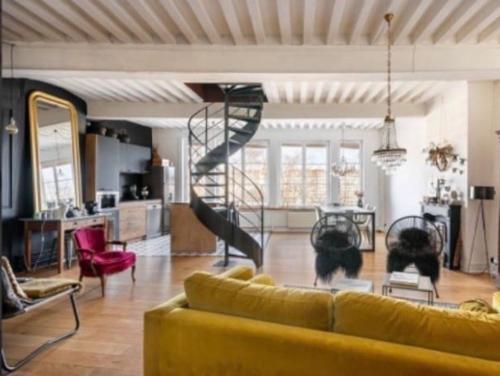 Le Prestige Vieux Lyon, Duplex Vue sur la Saône - Location saisonnière - Lyon
