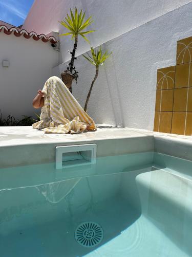 Zwembad, Palmeirinha Guest House in Ribeira de Sintra