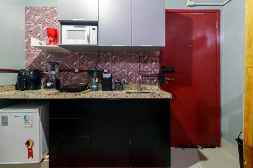 Kitchen, Loft Moderno com Ar Condicionado, Estacionamento Gratuito & Wi-Fi Bras, Expo Center Norte e Anhembi in Pari