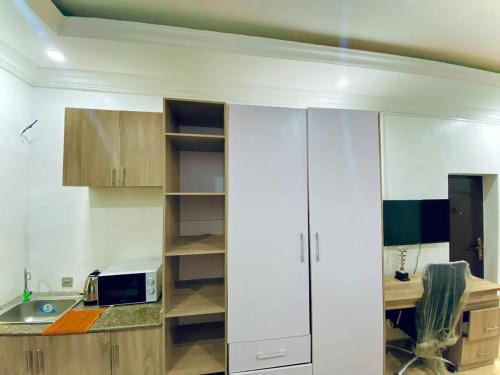 Kitchen, Studio Apartment - Lekki Lagos in Lekki