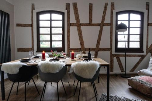 Haus Engelhardt Design Wohnung Heidi mit Burgblick in ซังท์ กัวล์