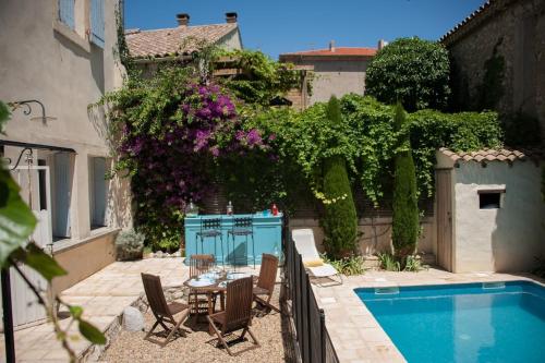 Maison Pelissier Bed and Breakfast with sweeming pool chambre d'hôte Cuxac-d'Aude