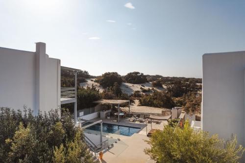 Viesnīcas āriene, Cedar Forest Alyko Oceanfront 4BR Villa with Private Heated Pool & Beach Access in Pirgaki