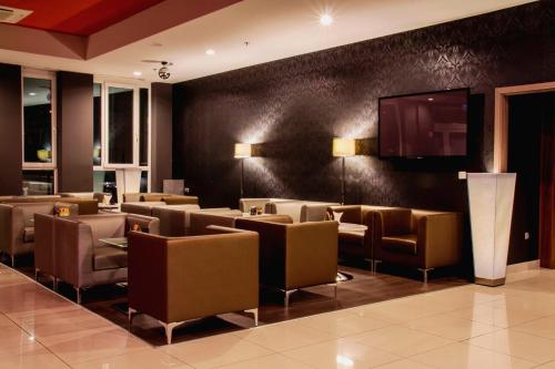 Bar/lounge, Eto Park Hotel Business and Stadium in Gyor