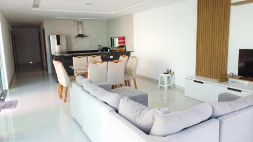 Shared lounge/TV area, Casa Maragogi in Maragogi