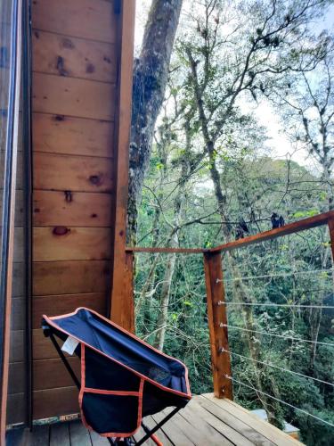 Balkons/terase, High garden alpine cabin in San Lucas Sacatepéquez