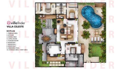 Three-Bedroom Villa room in Villa Celeste by Villa Finder