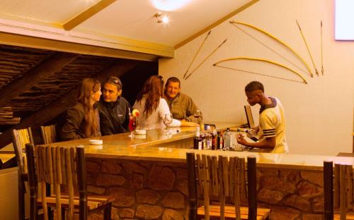 Pub/salon, Desert Quiver Camp in Sesriem