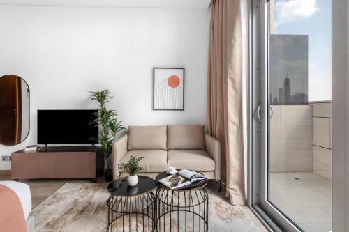 Silkhaus modern studio with Burj Khalifa view in DIFC, Dubaj (fotografie 2)