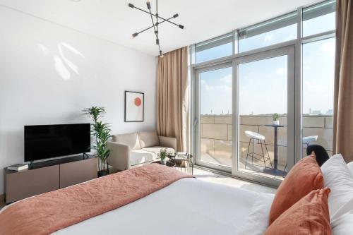 Silkhaus modern studio with Burj Khalifa view in DIFC, Dubaj (fotografie 9)
