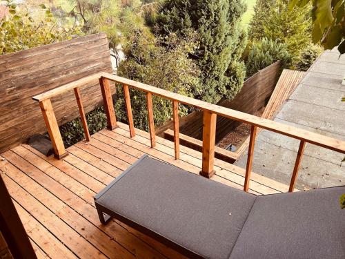 陽台/露台, Sommerhaus am Trebuser See in 菲爾斯滕瓦爾德