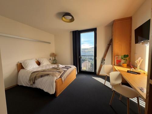 1 double bed