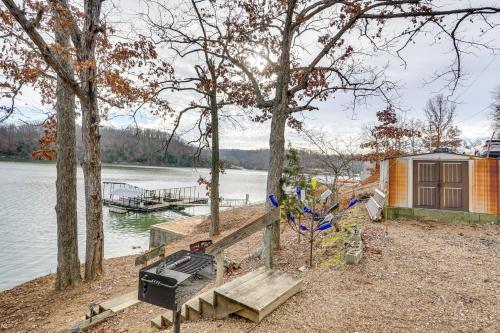 Fish and Boat on Lake of the Ozarks Waterfront Home