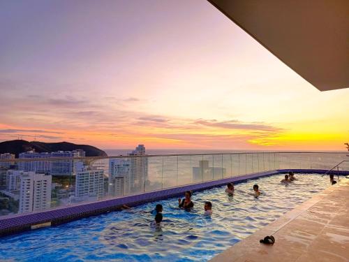 Exclusivos Apartasuites - Rodadero - Playa - Ambar Roca — other in 1a25 Carrera 14a, Santa Marta, 470001, Colombia