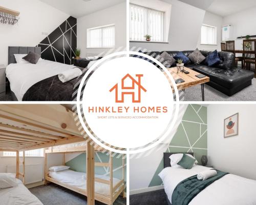 Huge Apartment - 8 Beds - Free Parking - Long Stays!
