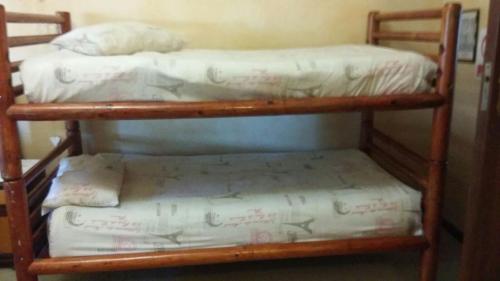 1 double bed, 4 bunk beds