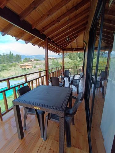 Balcony/terrace, Cabana Loto - Paipa in Salitre