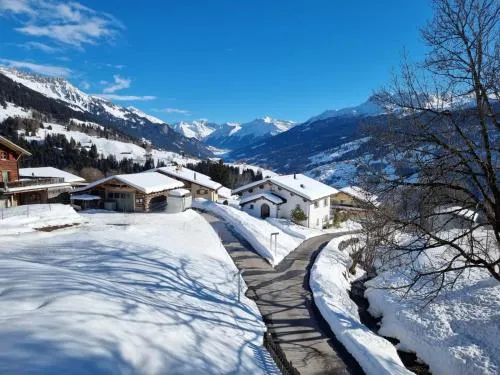 Ski fahren-Schneeschuhwandern-Langlauf inkl Hallenbad in Luzein, Schweiz