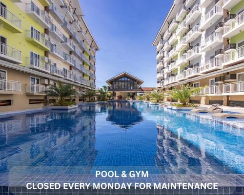 AMANI 132B with Pool View, Near Airport, Mall, Free Pool, Gym, Netflix, 200 Mbps Wi-fi, Cebu City