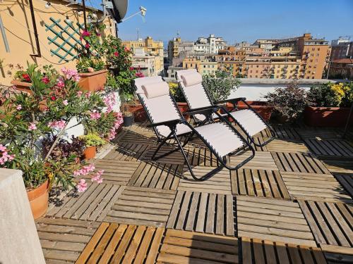 Luminoso attico con terrazza, Rom (Foto 7)