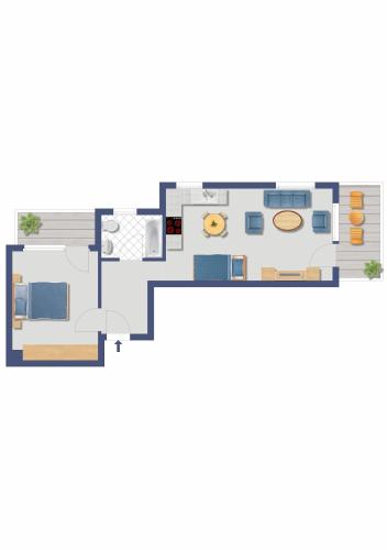 One-Bedroom Apartment with Matterhorn View image 1