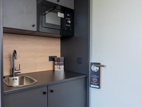 Konyha, JustStay Essen Hotel & Apartments in Essen Városközpont