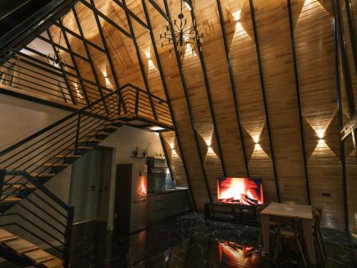 gedeelde lounge/tv-ruimte, Quba Cozy House in Amsar