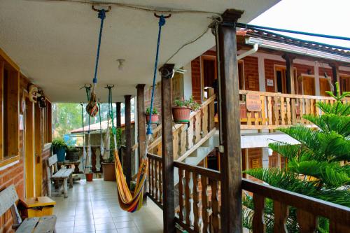 Terrazzo/balcone, Hostal Cloud Forest in Chugchilán