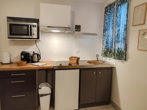 keittiö, Kinkala, charmant 2 pièces à 20 minutes de Paris (Kinkala, charmant 2 pieces a 20 minutes de Paris) in Le Blanc-Mesnil