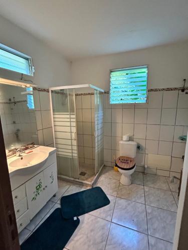 Casa de banho, Appartement Green Caraïbe (Appartement Green Caraibe) in Case-Pilote