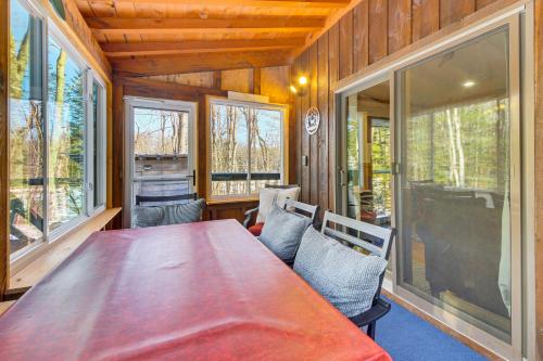 Rustic Searsport Cabin: Loft + Sunroom on 10 Acres in Orono (Maine)