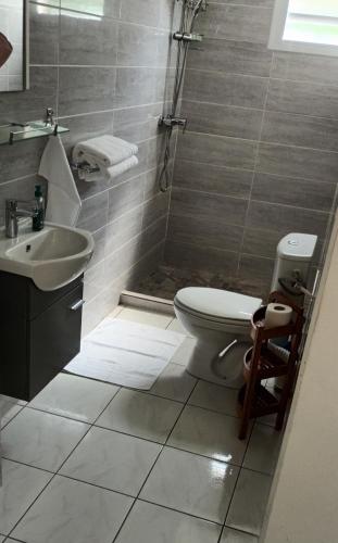 Bathroom, Chambre climatisee in Bouillante