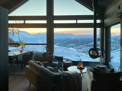 Cabin With Panoramic And Ski Trails Outside – khách sạn tại Rauland