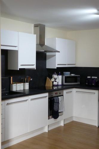 Konyha, Riverside Apartments in Wick