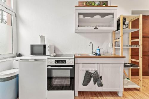 Konyha, Nice Apartments in Apolda in Apolda