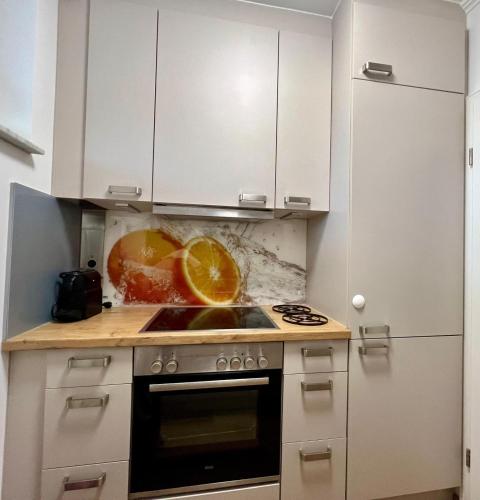 Kitchen, Premium Yacht Ausstattung Apartments Hotel in Neugraben-Fischbek
