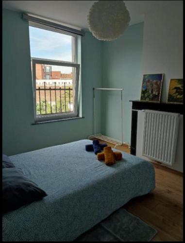 Chambre confortable lit double schaarbeek 1ere étage clé normal, Bruxelles (foto 9)
