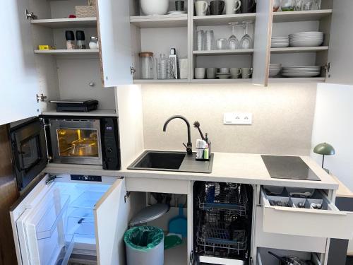 Cocina, Apartmán Dobré Bydlo v Beskydech (Apartman Dobre Bydlo v Beskydech) in Horni Becva