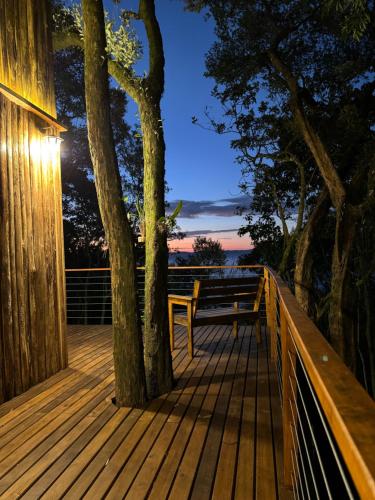 Skats, Cabana Rústica com vista para as Montanhas (Cabana Rustica com vista para as Montanhas) in Nova Petropolisa