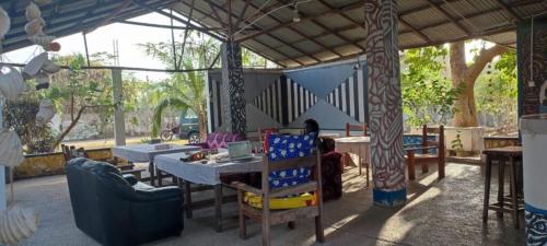 餐廳, Sateh Eco Lodge in 貢朱爾