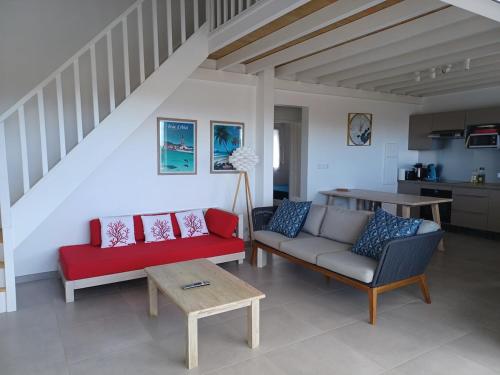 ห้องครัว, Appartement neuf a 150 metres de la mer wifi in เลอ ยามัน