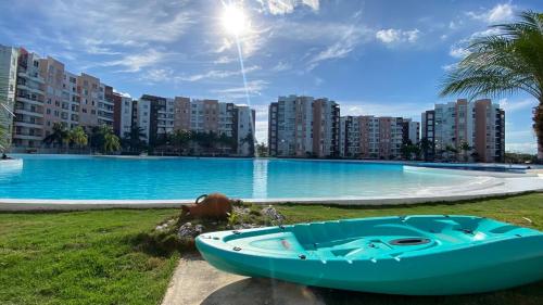 blue lagoon near the airport, Cancún (fotografie 8)