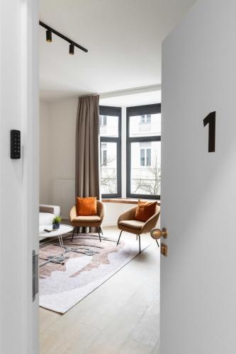 Inviting and bright 7-Person Apartment in Antwerp, Amberes (foto 5)