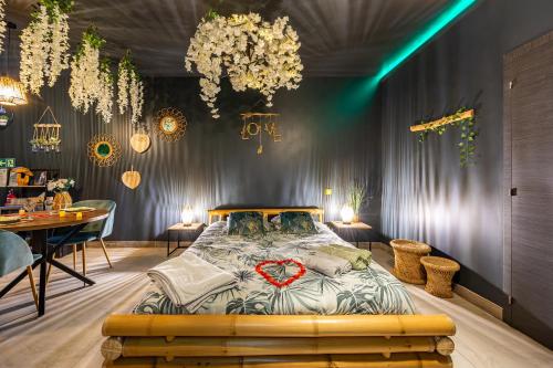 Sweet Uni'vert Jacuzzi Hotel de charme Sainte-Paule