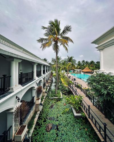 花園, 蓬迪遮里潟湖薩諾瓦高級度假村 (Lagoon Sarovar Premiere Resort, Pondicherry) in 蓬迪遮里