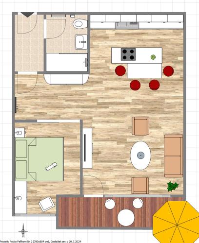 One-Bedroom Apartment image 9