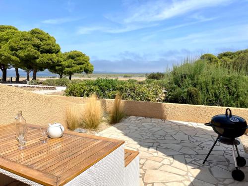 Maison 5 pers - vue étang - nature - piscine, Fitou