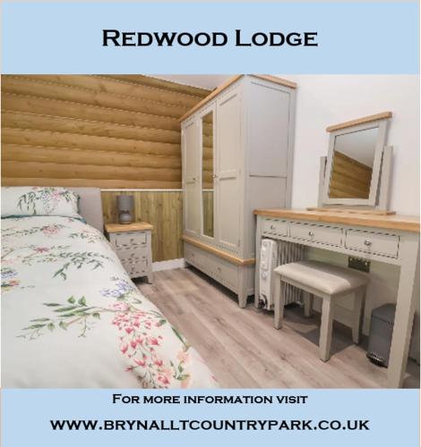 Cedar Log Chalet - Redwood Lodge for Holiday Rental gîte à louer Hordley