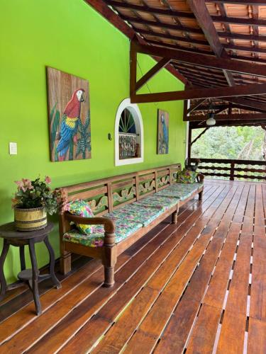 A szálláshely kívülről, Casarão verde (Casarao verde) in Sao Luiz do Paraitinga (Sao Paulo)
